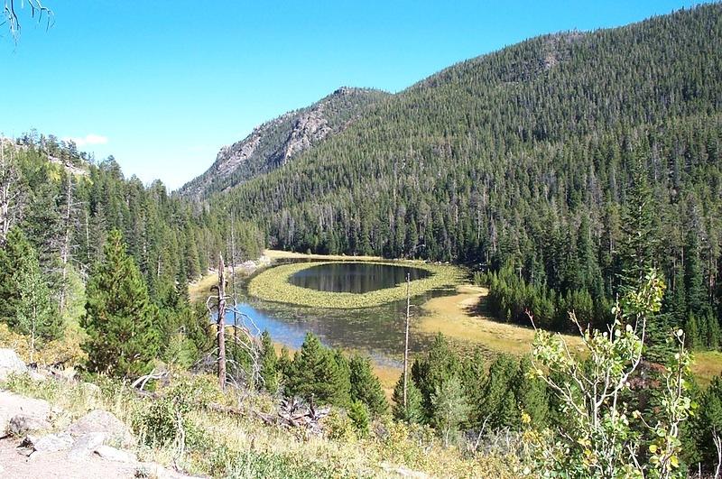 We missed our turn and ended up doing the loop to Cub Lake and Alan had to run back to get the truck.