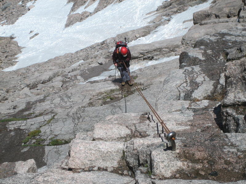 More rappelling.