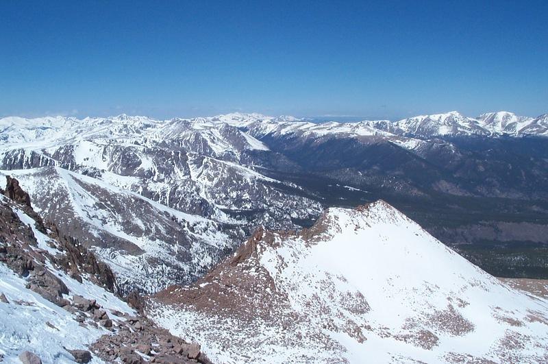 The view North from the middle of the Upper North Face.