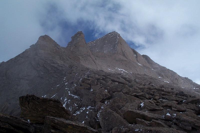 On the Keyboard of the Winds looking back towards Longs.