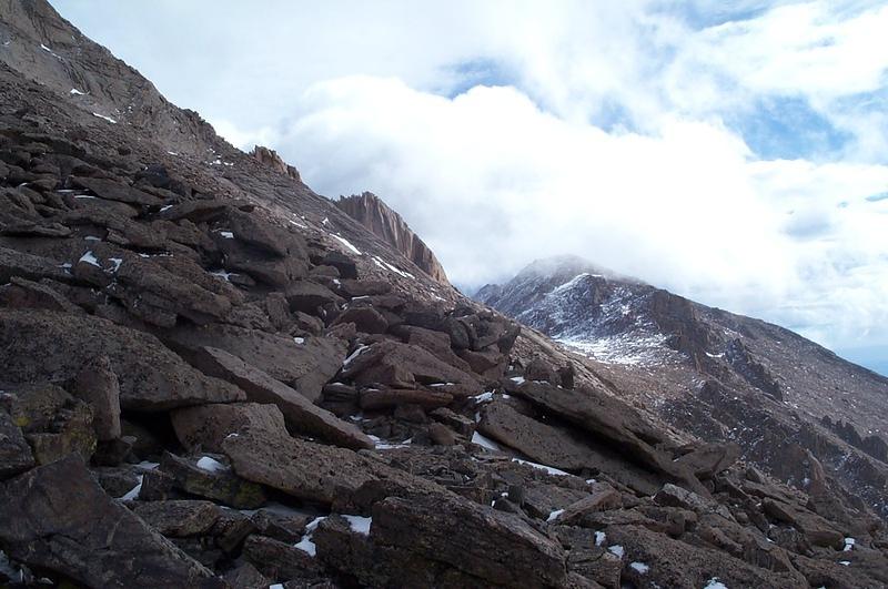 View of Meeker from between Longs and Pagoda.