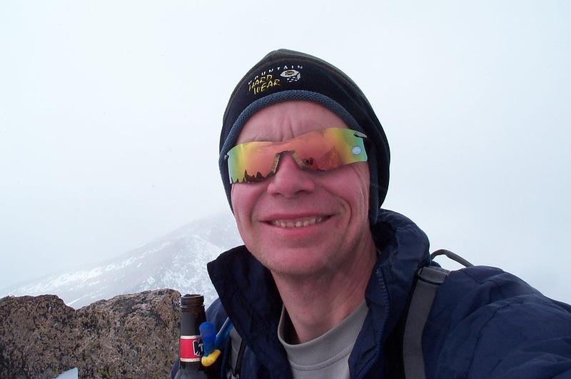 Me on the summit of Pagoda - still celebrating!