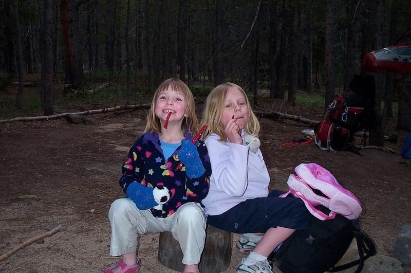 Who needs supper, the girls ate a pound of licorice instead.