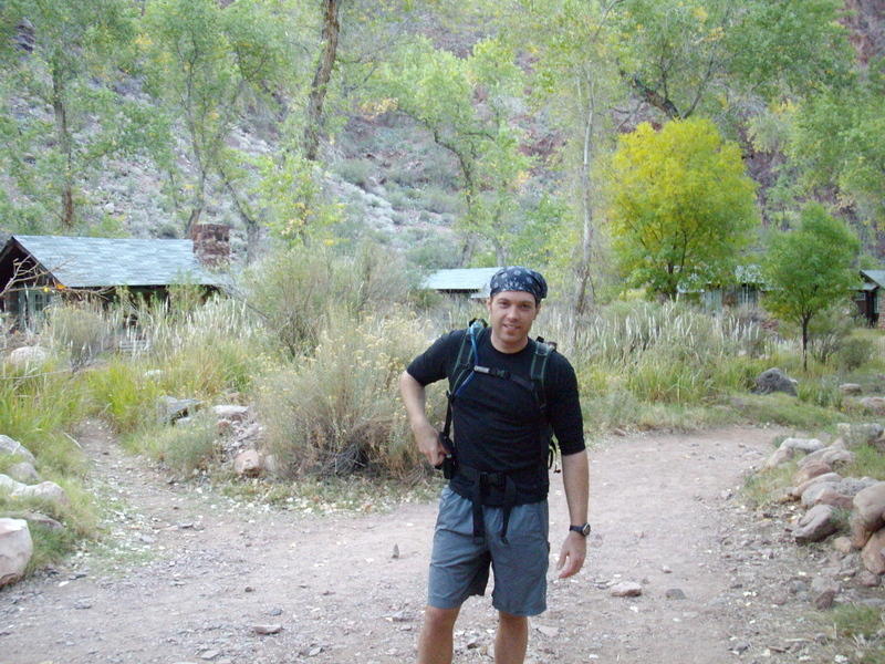 Michael at Phantom Ranch.