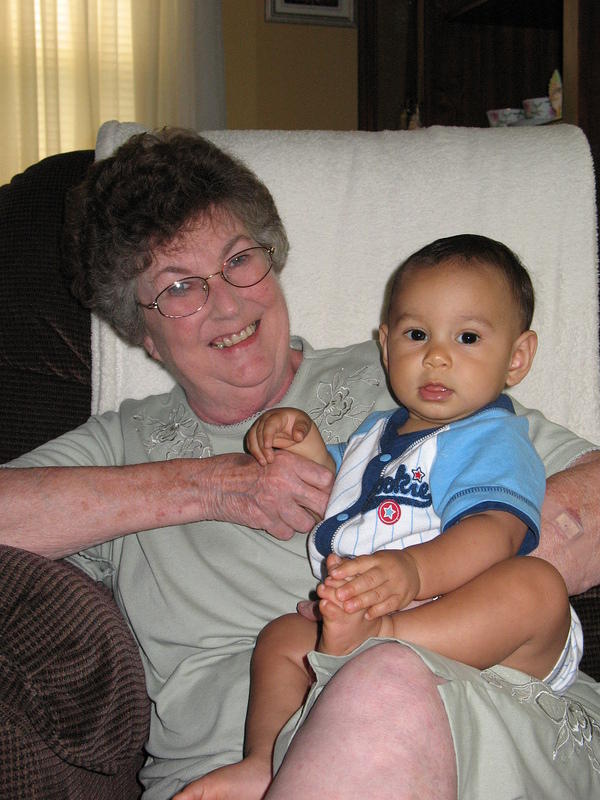 Our visit to Kansas, IL
Great Grandma Mary and Benjamin