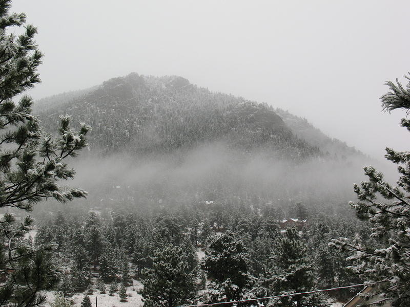 Low hanging clouds