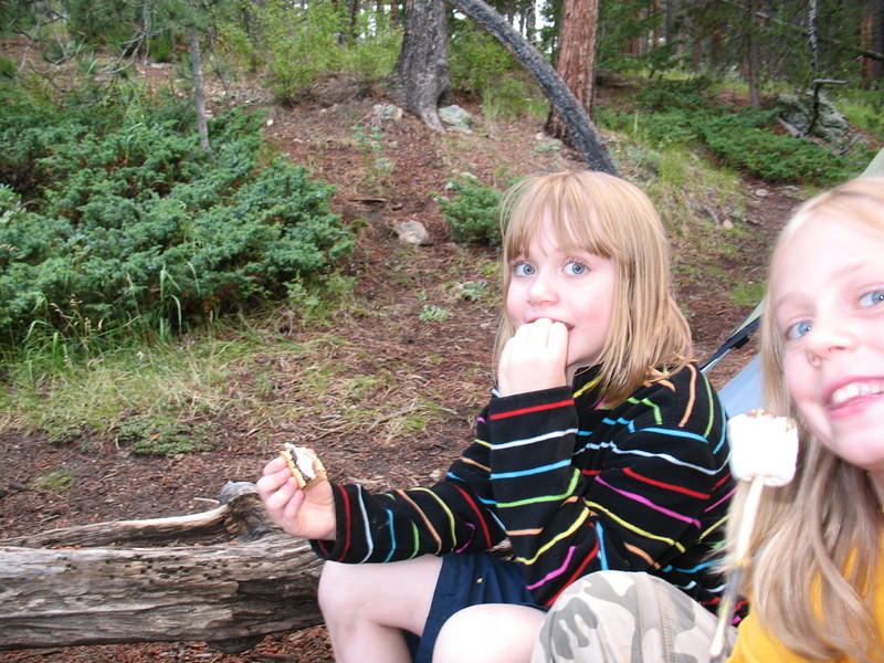 Then we made s'mores over the stove