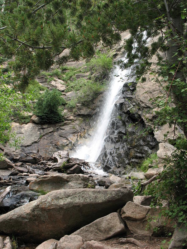 Taking on last look at the falls on our way out