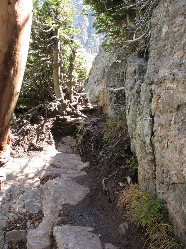 First hiking the falls now this teeny weeny ledge