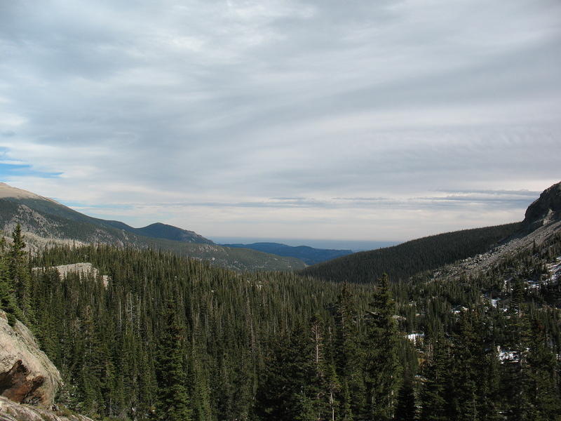 Looking back after almost 6 miles of hiking I could swear you can see KS