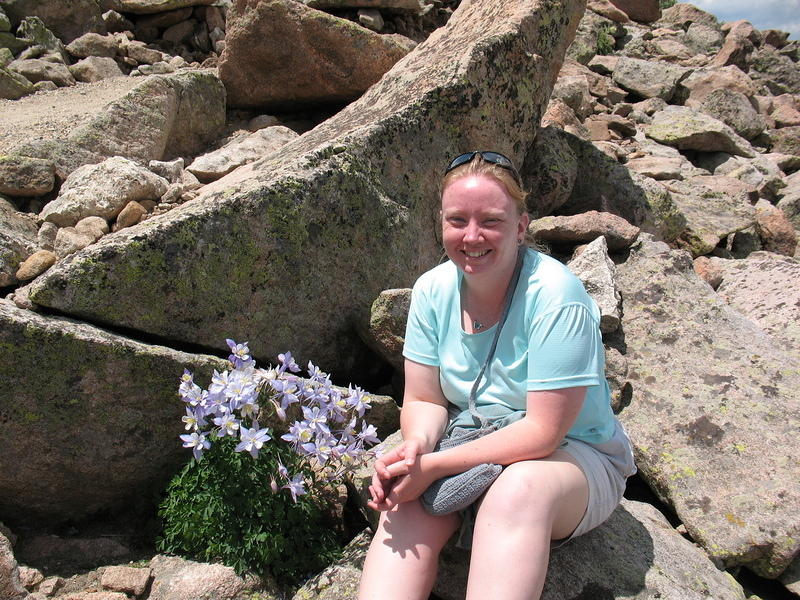 Jen and her flowers