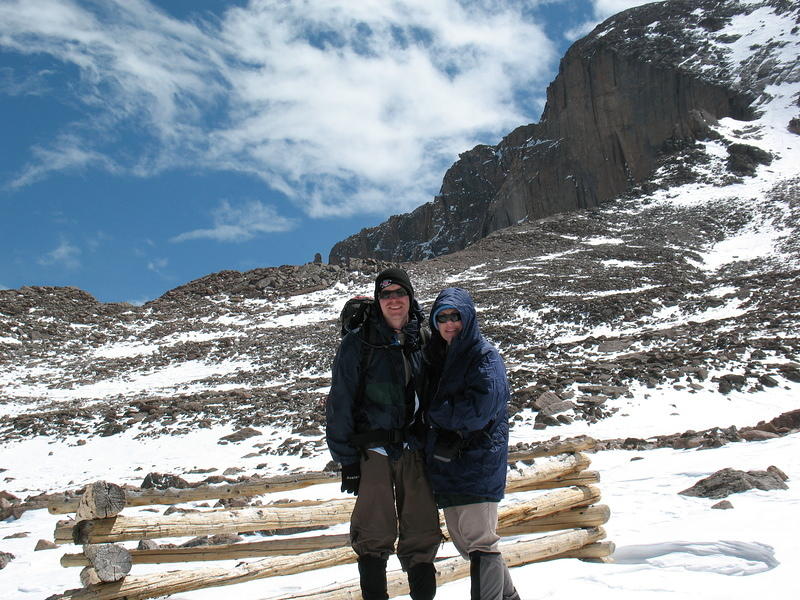 hitching post in the Boulder field