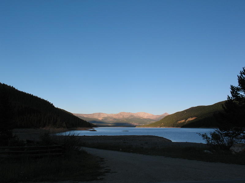 Turquoise Lk at Sunset