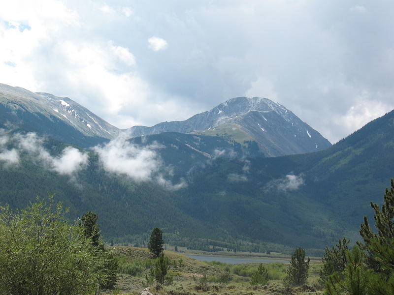 This a view of Hope Pass they have to cross this twice