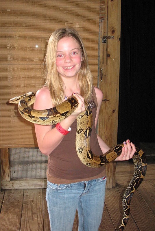 Elizabeth & a snake?