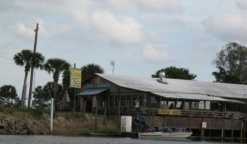 The Lone Cabbage-we ate supper here-MMmm fried gator bites