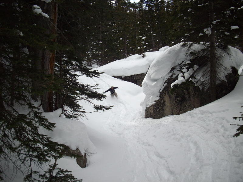 Running down the trail is much more fun than running up it!