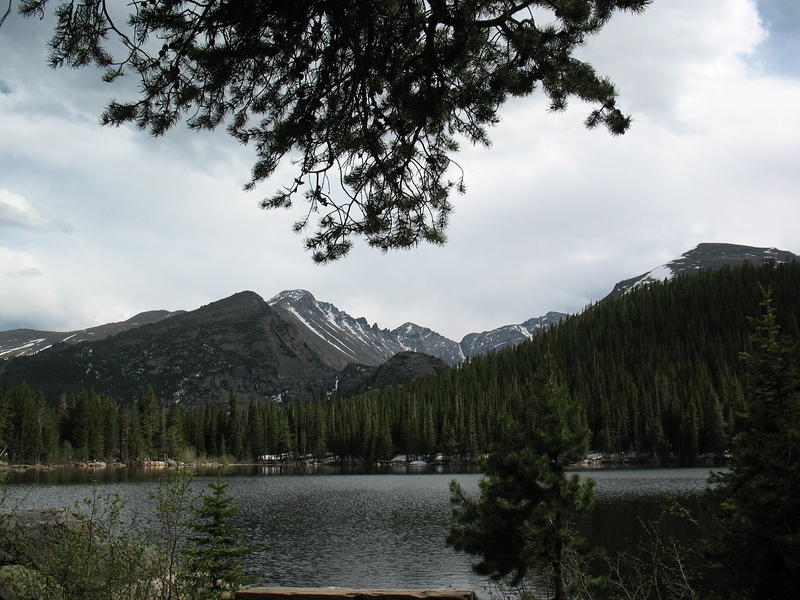 View of Longs Peak at Bear Lake