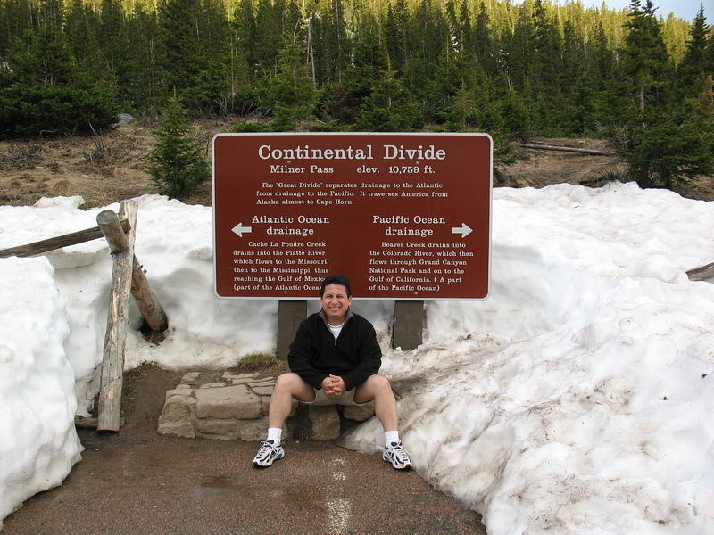 Continential Divide at Poudre Lake