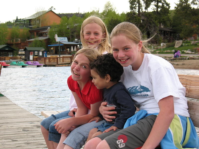 Playing on the dock