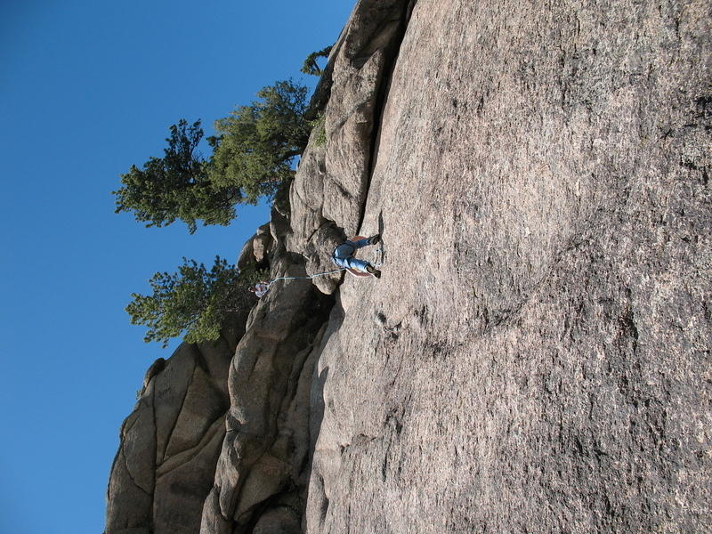 Rebecca LOVES to climb