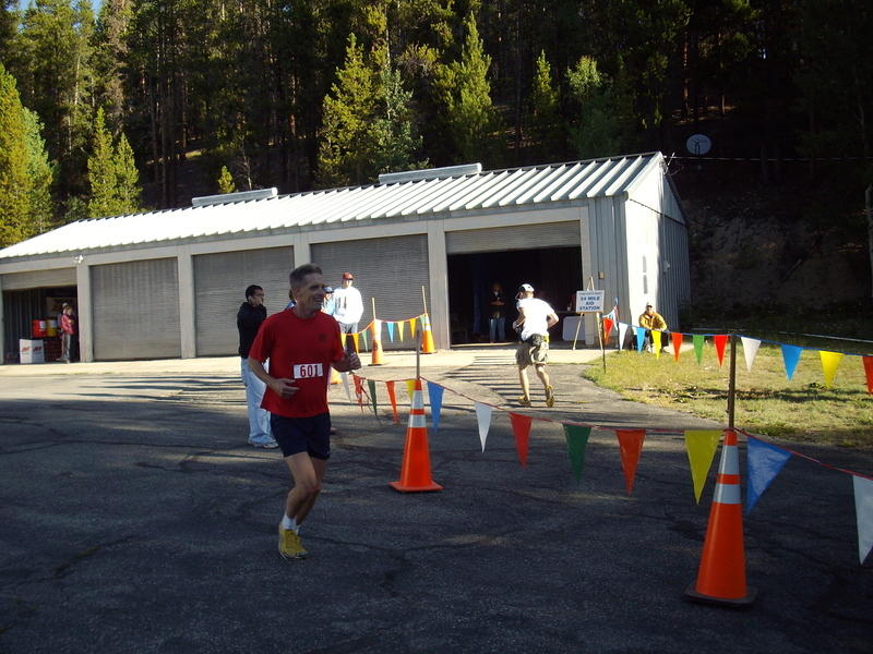 Mike P coming out of Fish Hatchery