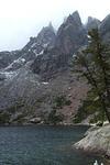 I think this is Emerald Lake, we couldn't stay long because the wind was blowing so hard at times it would knock us down.