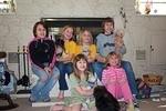 All the cousins, Carlie-10, Elizabeth-9, Hannah-7, Christian-12, Caela-7, Rebecca-5