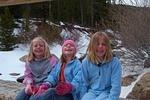 Amazingly they all smiled for this one.  We hiked back on the Lawn Lake trail.