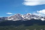 The Twin Sisters trail provides some of the best views of Longs Peak in the park