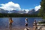 The next morning we hiked to Bierstadt Lake