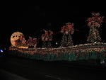 Mr Clause in his special appearance at the Nightglow parade