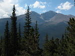 Longs Peak from the trail