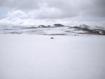 Lots of snow on this part of the Bighorn Flats.