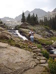 Christian at Ribbon Falls.