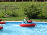 Mary on the Bumper Boats