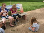 Playing at the park