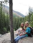 We stopped to have lunch on this rock perched next to the edge